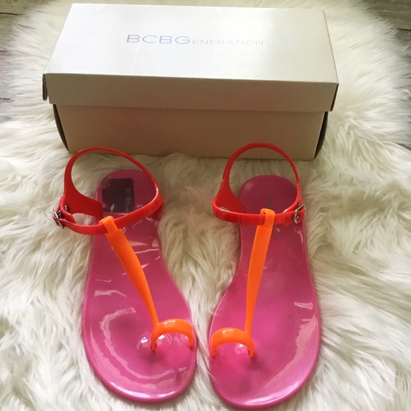 bcbgeneration jelly sandals